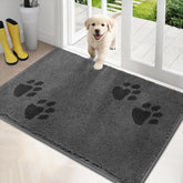 Alfombra PURRUGS para entrada 32x47, atrapa suciedad de zapatos y patas.