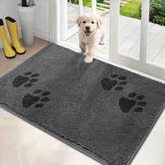 Alfombra PURRUGS para entrada 32x47, atrapa suciedad de zapatos y patas.