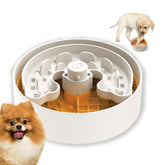 Puzzle Feeder tazón lento para perros pequeños con ritmo de comida pausado