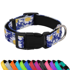 Collar PWOD reflectante de neopreno ajustable para paseos nocturnos seguros
