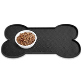 PWTAA bandeja para comida de perros antideslizante evita derrames.