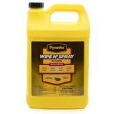 Pyranha Wipe N' Spray en botella de 1 galón para caballos, protección duradera.