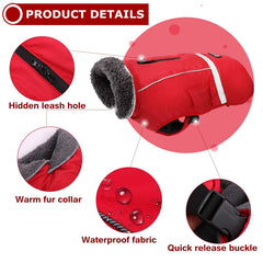 QBLEEV chaqueta para perro con cierre rápido, fácil de vestir y quitar.
