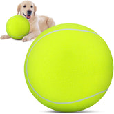 QDAN balón tenis gigante para perros de 9,5 pulgadas, ideal para juegos al aire libre.