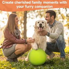 QDAN balón tenis para perros, juguete interactivo para entrenar y divertir.