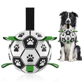 QDAN Pelota para perros con correas ideal para juegos al aire libre
