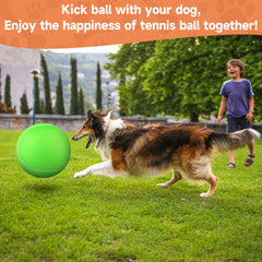 QDAN Pelota tenis gigante en material goma natural segura