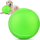 QDAN Pelota tenis gigante verde para exterior, ideal para juego al aire libre
