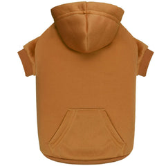 QDYU sudadera para perro medio con capucha y forro suave, ideal para noches frías.