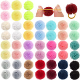Lazo de bola colorido Qearl para peinar mascotas, ideal para combinar atuendos.