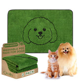 Qeils almohadillas de entrenamiento para cachorros en 2 pack, útiles para interiores.
