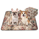 Qeils almohadillas lavables para perros, enfoque suave, ideal para entrenamiento en casa.