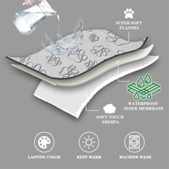 Manta QEILS para sofá gris, protege el mueble de salpicaduras y desgaste.