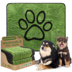Qeils almohadilla para perros con núcleo ultra absorbente para protección rápida del suelo.