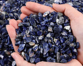 Piedras sodalita azul de QINJIEJIE para acuario, realzan color y claridad