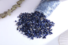 Piedras sodalita azul de QINJIEJIE para plantas, añaden textura y color