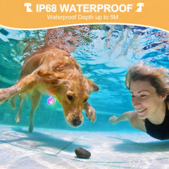 luz de collar impermeable ip68 de qiziyardall para todo clima.