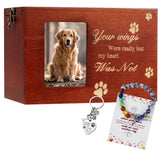 Urna memorial QMoveltyF en madera, ideal para recordar a tu mascota.