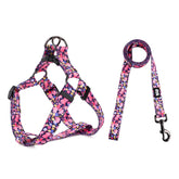 QQPETS arnés para perro, vista frontal, cómodo y seguro para paseos diarios.
