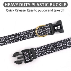 QQPETS hebilla rápida ABS facilita ponérselo y quitarlo sin esfuerzo durante paseos.