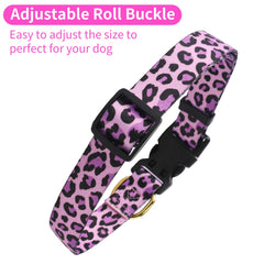 QQPETS collar ajustable con flores multicolor, cómodo para tallas XS a XL.
