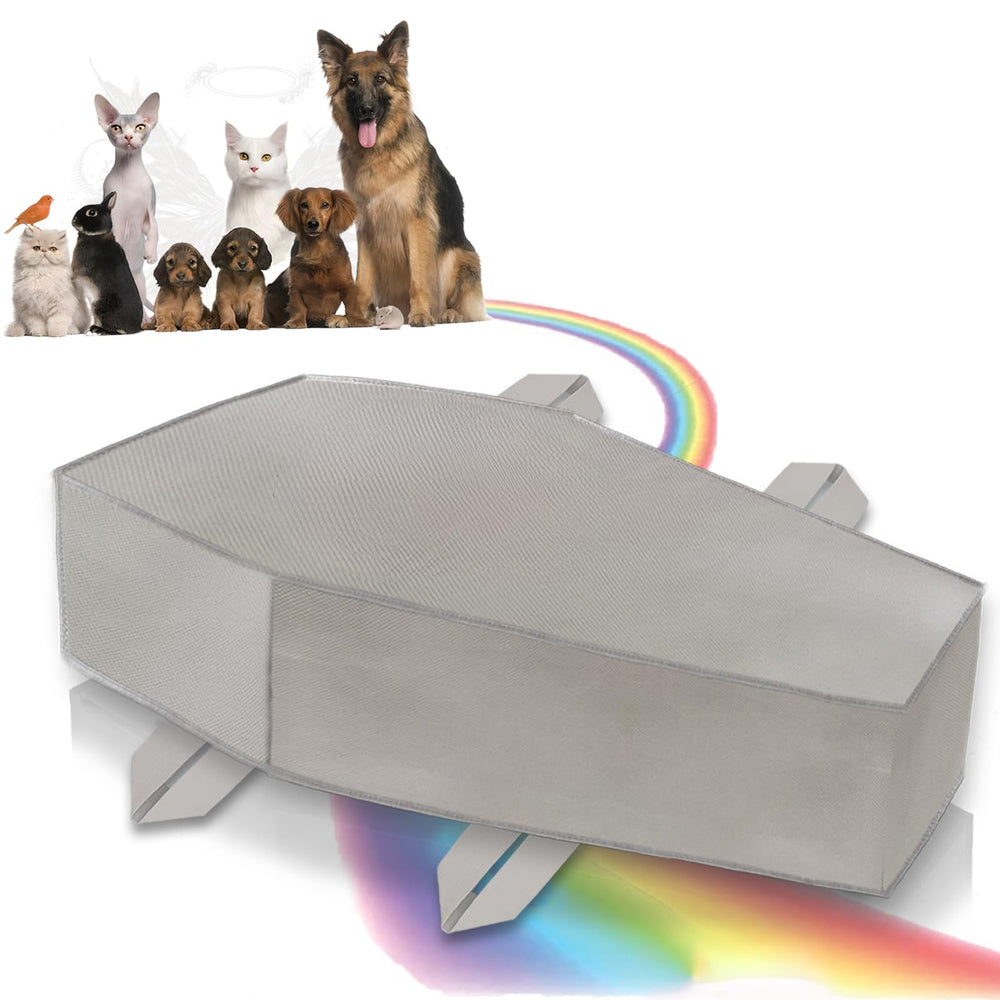 QQW bolsa de entierro para mascotas con manijas reforzadas para transporte seguro.