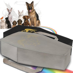 QQW bolsa funeraria ecoamigable para mascotas, opción sostenible.