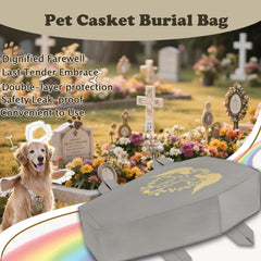 QQW bolsa funeraria mascotas personalización superficie: memorial único con mensajes