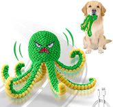Qraxond Octopus: juguete interactivo para perros, salto para estimulación física segura.