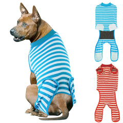 Quearn camiseta de recuperación para perros, vista general, cómoda y transpirable para una recuperación suave.