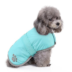 Queenmore abrigo para perros con forro cálido y detalles reflectantes