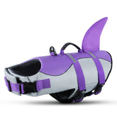 Chaleco Queenmore para perro con manija de rescate, ideal para flotación segura.