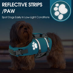 Queenmore chaleco de alta visibilidad con colores brillantes para localizar al perro