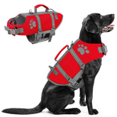 Queenmore chaleco salvavidas para perro grande con asa de rescate