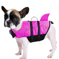 Queenmore chaleco salvavidas para perros con diseño tiburón, ideal para salidas acuáticas