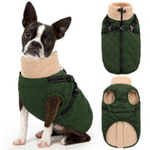 Queenmore chaqueta-perro-grande-oxford-impermeable protege al perro de lluvia y viento