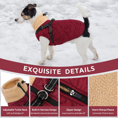 Queenmore chaqueta para perros grandes con arnés incorporado para mayor comodidad