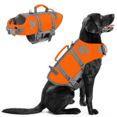 Queenmore chaqueta salvavidas para perro grande, vista frontal con flotación estable