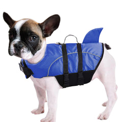 Queenmore chaqueta salvavidas para perro con diseño tiburón y mayor flotación