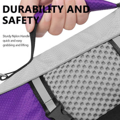 Queenmore chaleco reflectivo trasero para perro, mejora visibilidad incluso en aguas oscuras.
