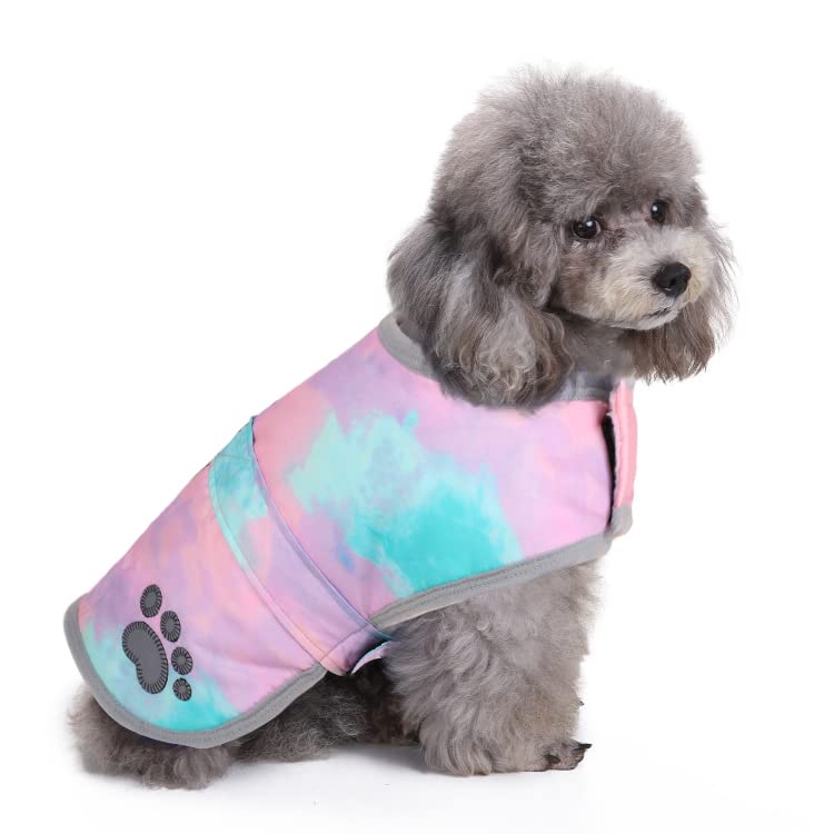Queenmore chaqueta impermeable con reflectante para paseos nocturnos seguros.