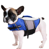 Queenmore chaqueta salvavidas para perros, vista trasera con reflectante para mejor visibilidad.