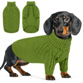 Queenmore sudadera para perro con cuello alto y manga larga, calor cómodo en paseos