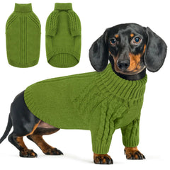 Queenmore sudadera para perro con cuello alto y manga larga, calor cómodo en paseos