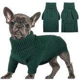 Queenmore sudadera para perro mediano con textura de punto suave para abrigo cálido.