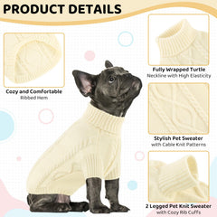 Detalle del cuello alto de la sudadera Queenmore, protege el cuello del perro pequeño.