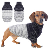 Queenmore suéter para perro con cuello alto, tejido suave para mantener al animal abrigado.