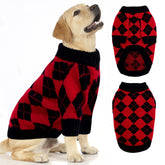 Queenmore XL sueter para perro grande, frente cálido para paseos invernales.