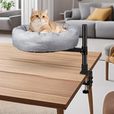 QUICDEER nido escritorio gato descanso ergonómico junto al área de trabajo
