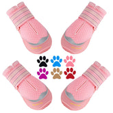 QUMY botas para perros grandes con malla transpirable para paseos confortables